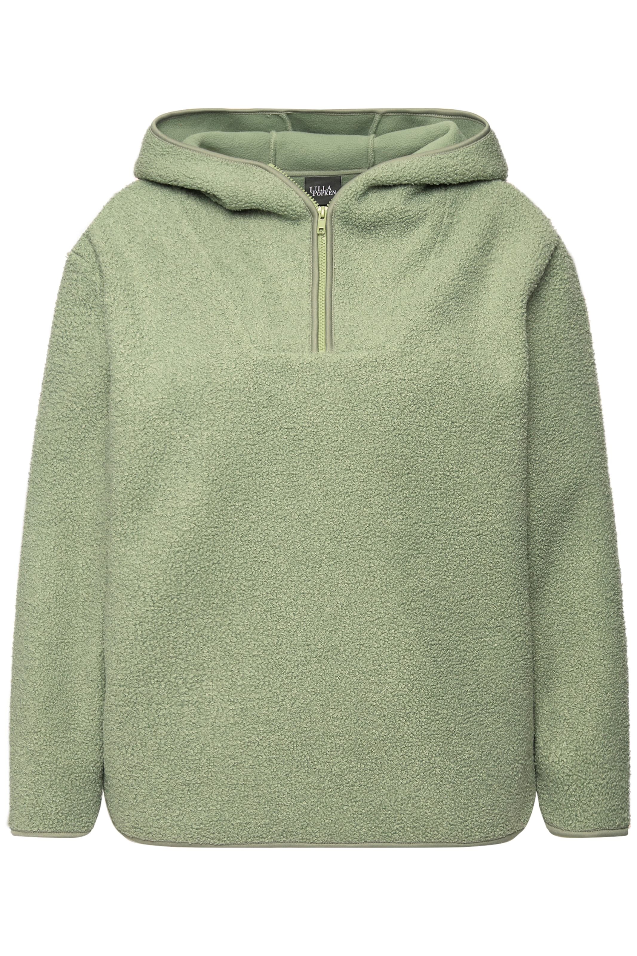 Ulla Popken Sweatshirt in Groen: voorkant