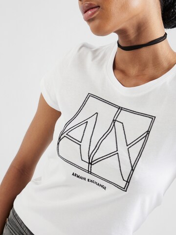 T-shirt ARMANI EXCHANGE en blanc