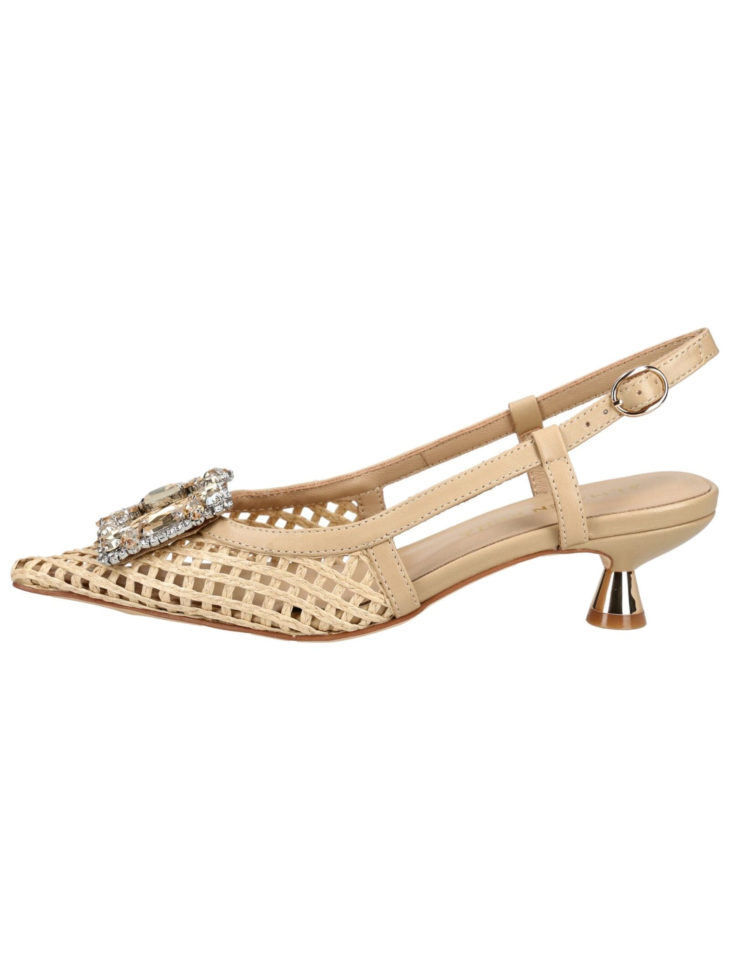 Alma En Pena Slingback Pumps in Beige