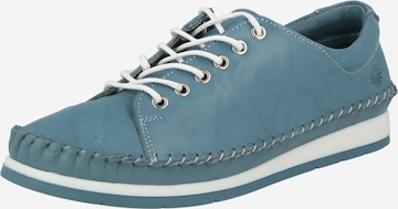 COSMOS COMFORT Lace-Up Shoes in Blue: front