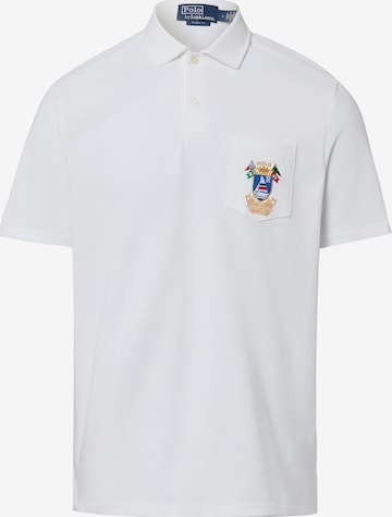 T-Shirt Polo Ralph Lauren en blanc : devant