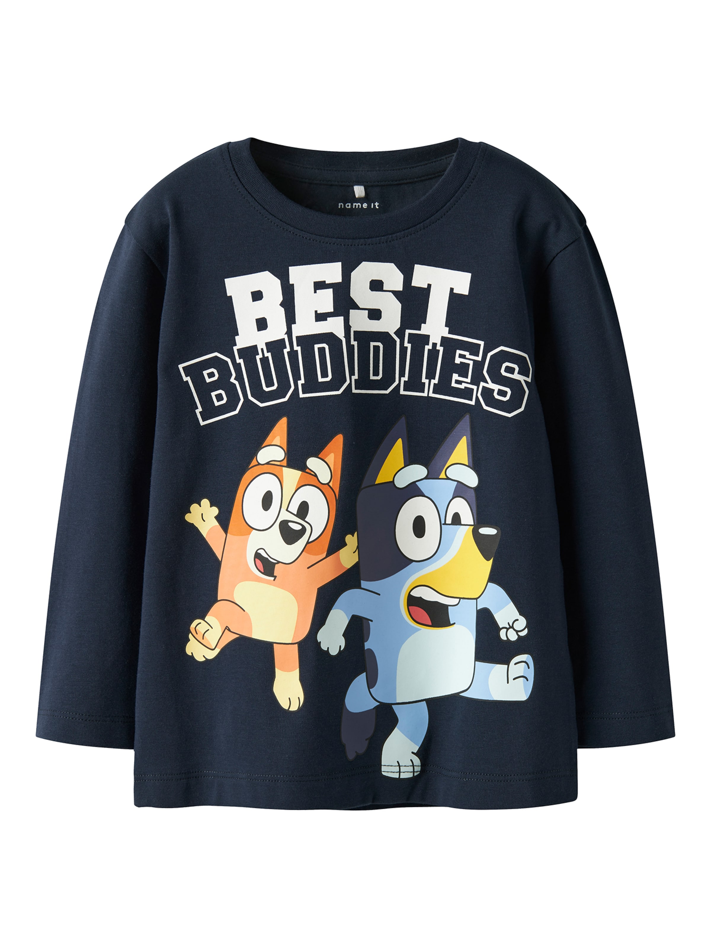 NAME IT Тениска 'NMMODIN BLUEY' в синьо: отпред