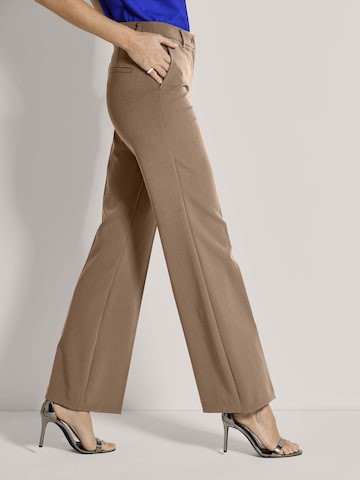 Wide Leg Pantalon à plis 'Palazzo' MADELEINE en beige