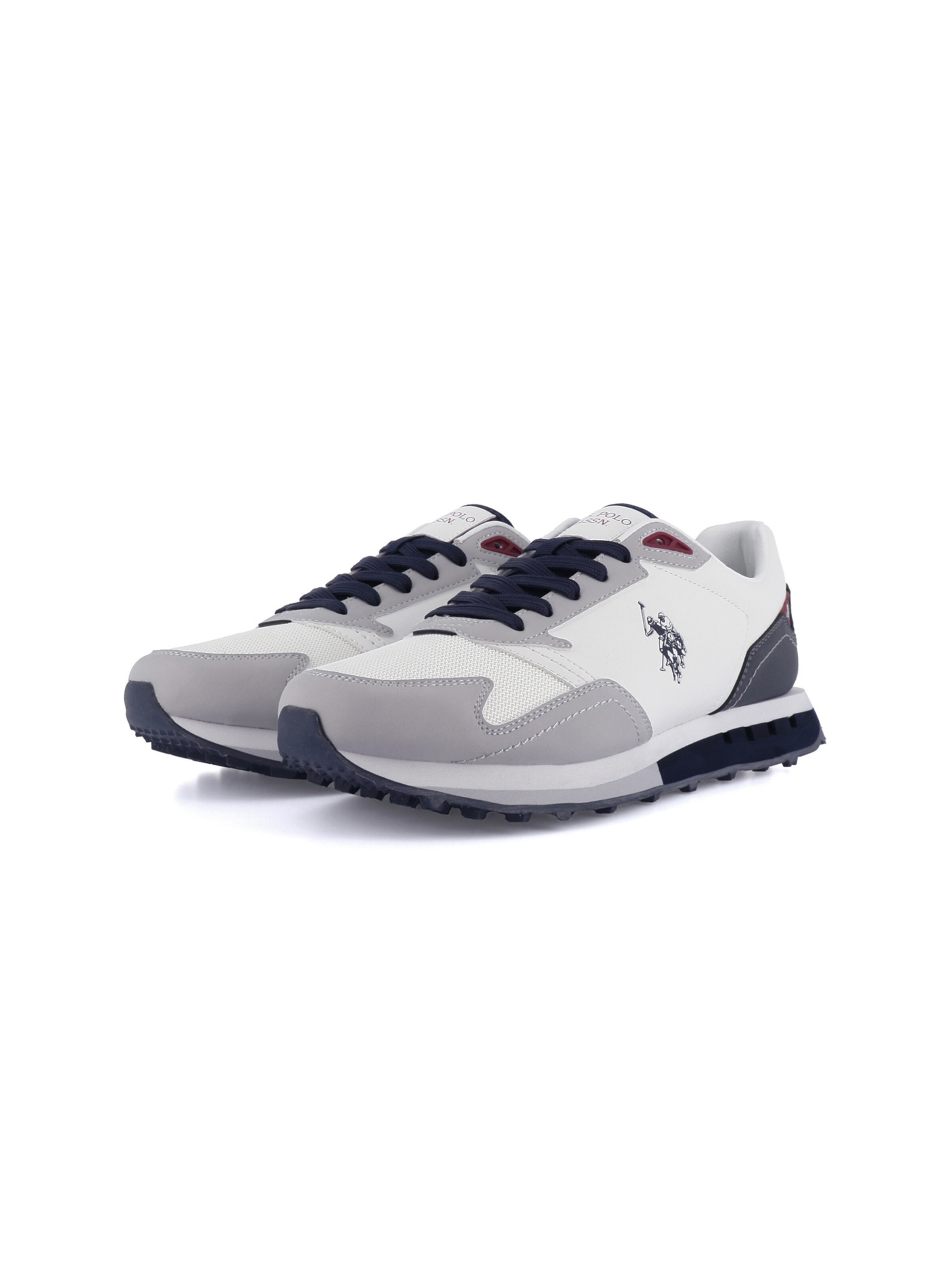 Baskets basses 'April' US POLO ASSN. en blanc