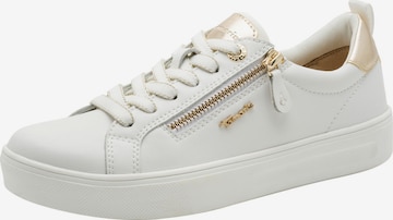 Tamaris Sneakers laag in Wit: voorkant