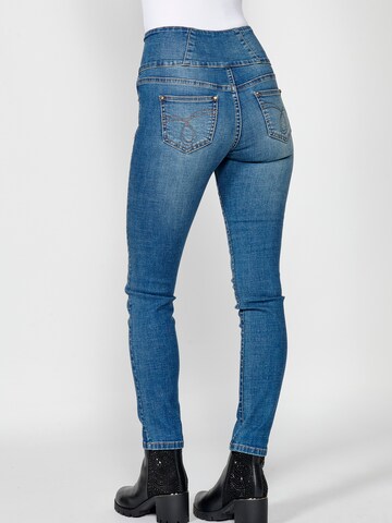 KOROSHI Skinny Jeans in Blau