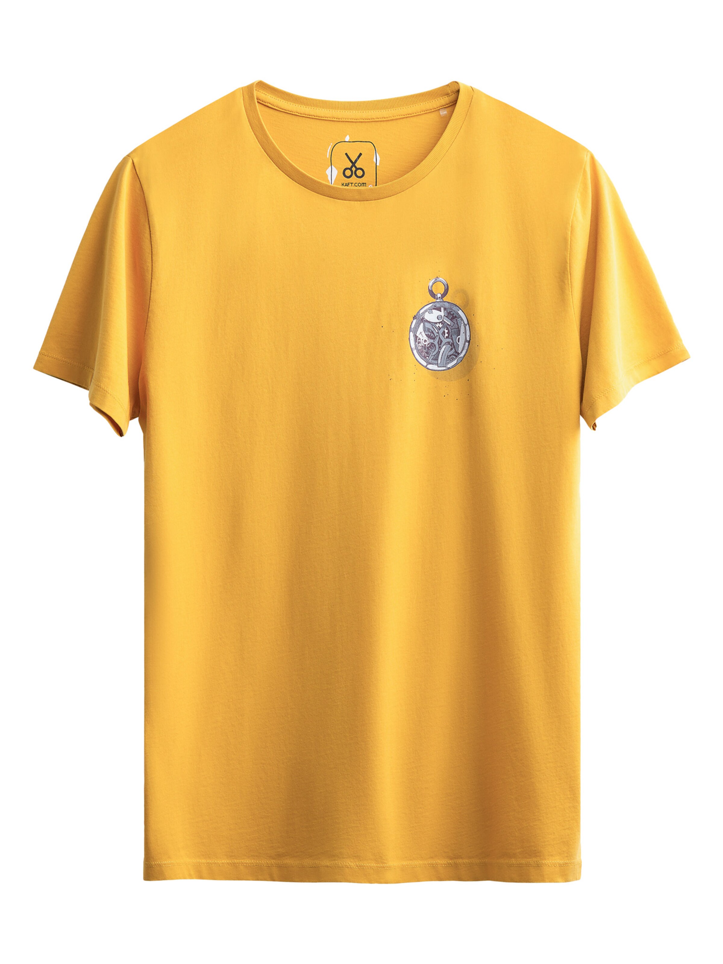 Kaft Shirt 'Time' in Yellow: front