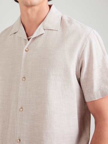 JACK & JONES - Ajuste confortable Camisa 'JJESUMMER' en beige