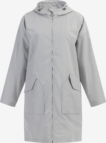 DreiMaster Maritim Raincoat in Grey: front
