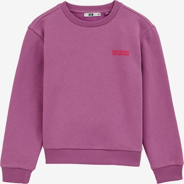WE Fashion Collegepaita värissä lila: etupuoli