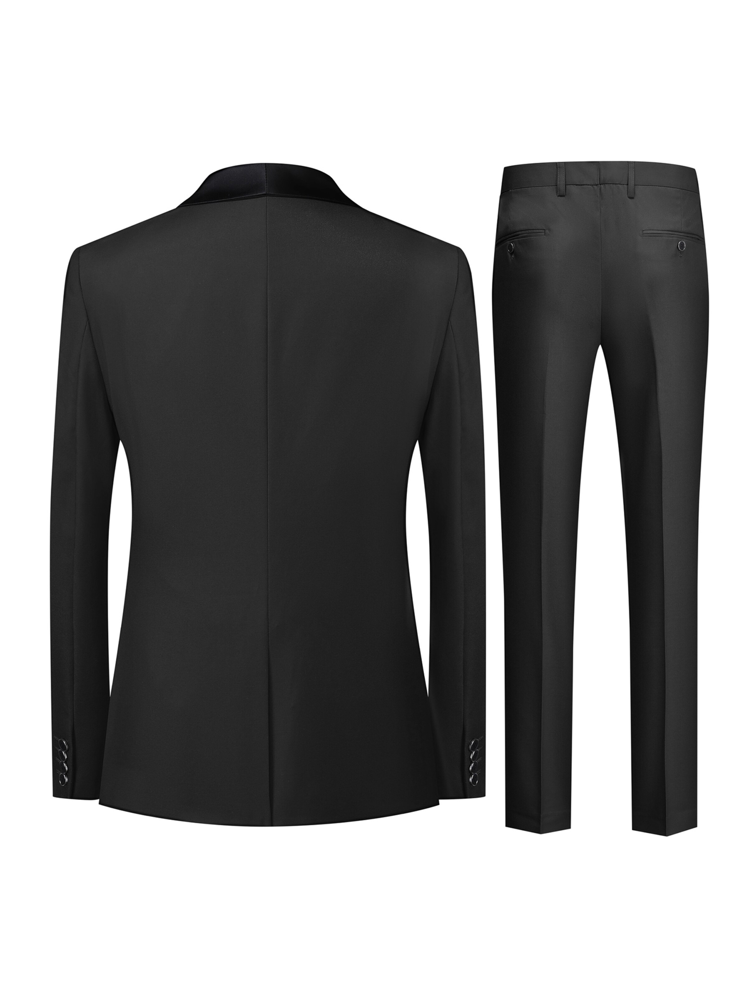 Youthup Slimfit Anzug‌‌ in Schwarz