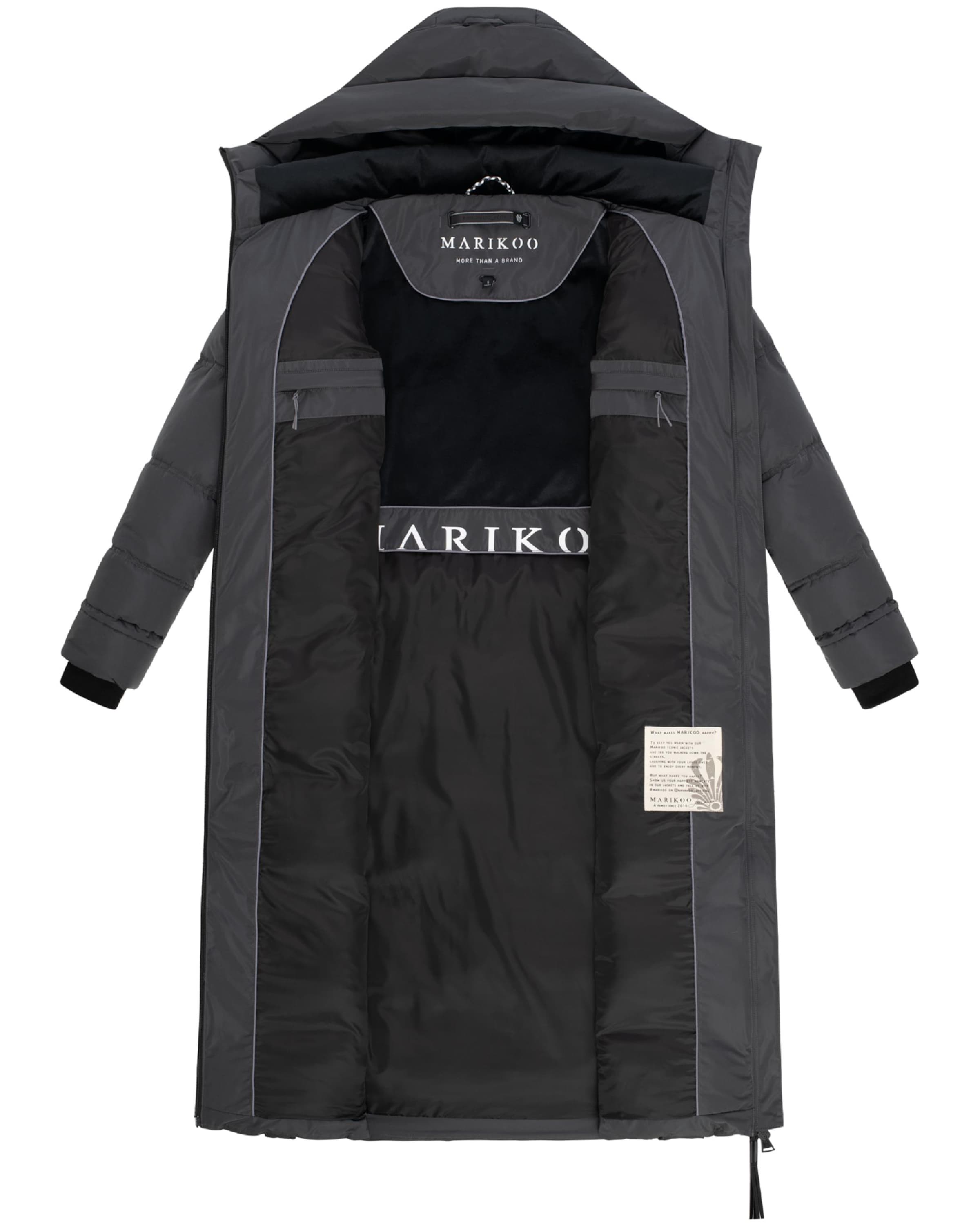 MARIKOO Mantel 'Honiaa XVI' in Grau