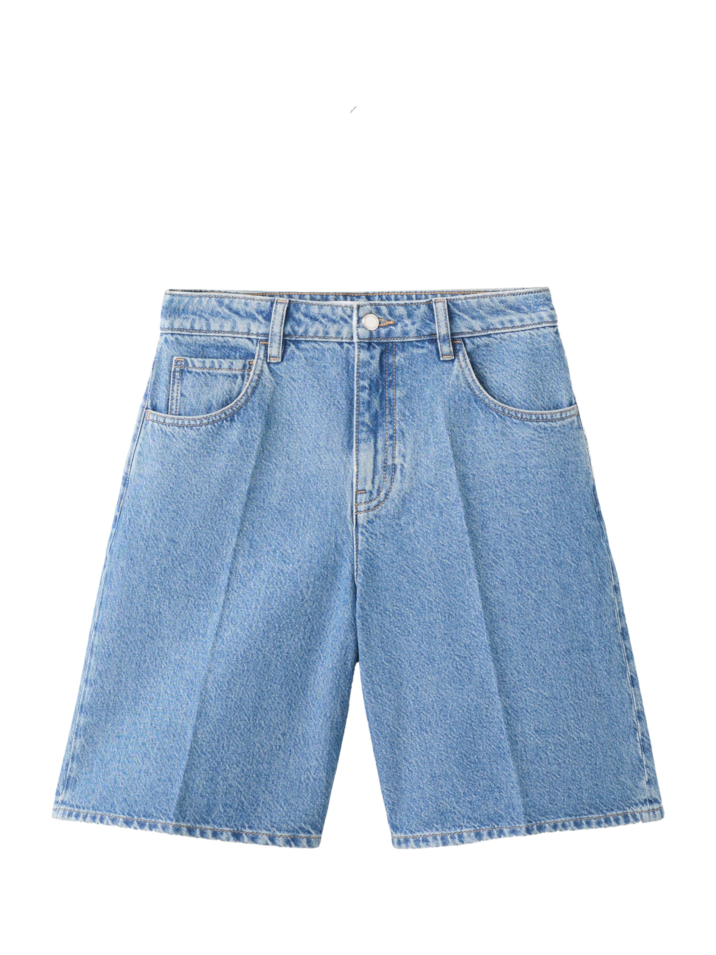 MANGO Regular Farkut 'CAMILLA' värissä sininen: etupuoli