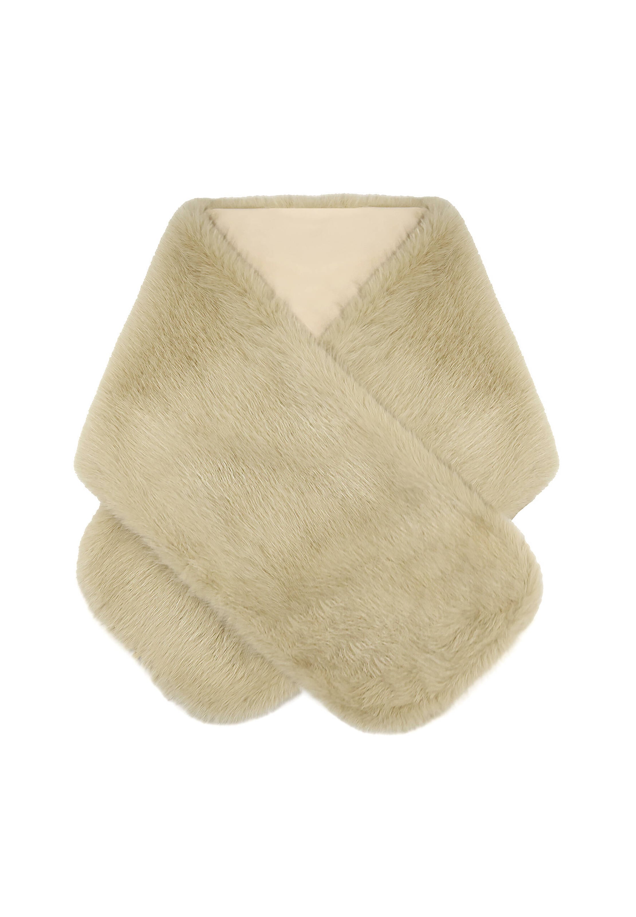 Kazar Scarf in Beige: front