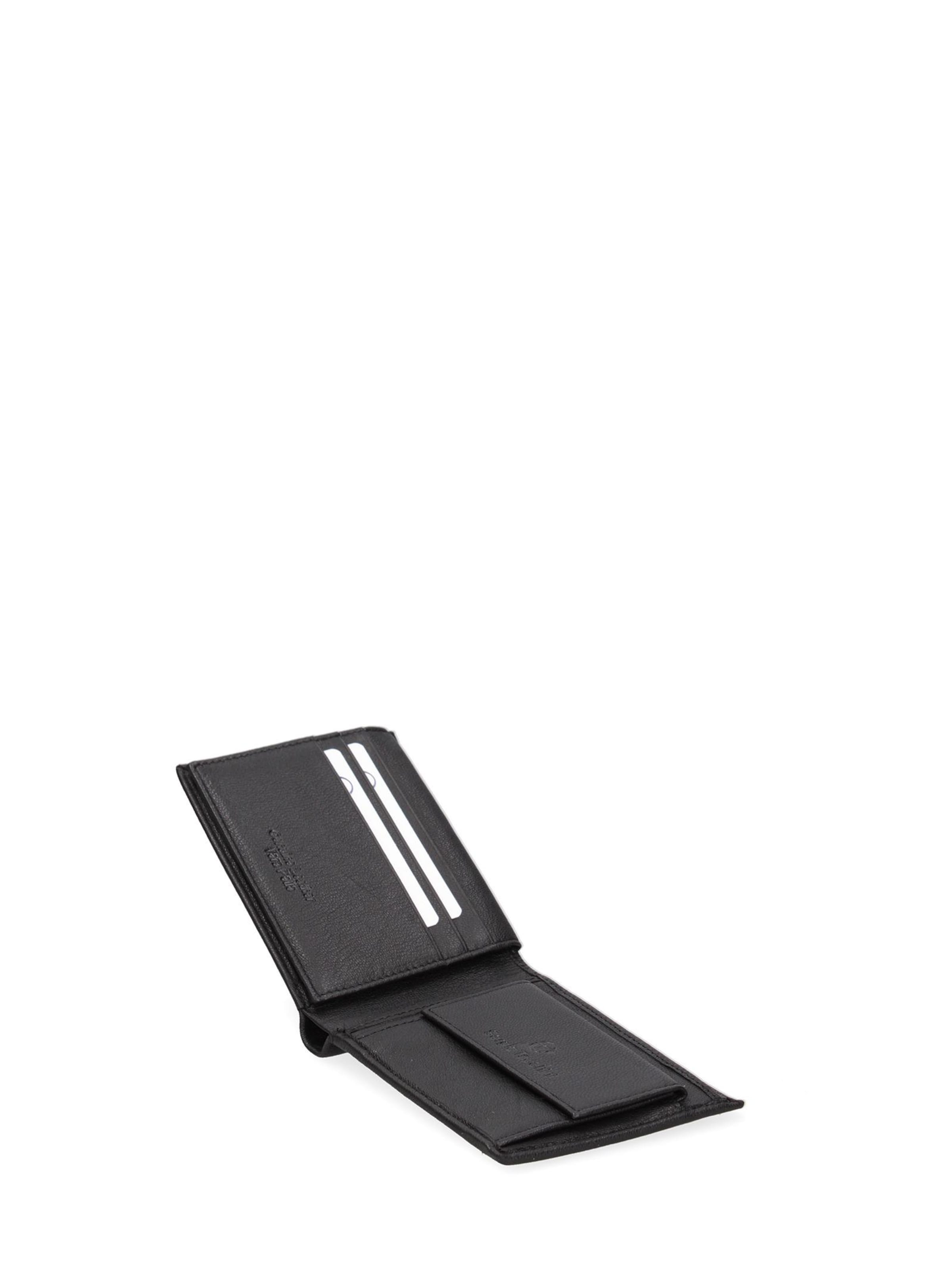 Portamonete 'Portafoglio Uomo Sergio Tacchini Vera Pelle Compatto 12x9,5 cm' di Sergio Tacchini in nero