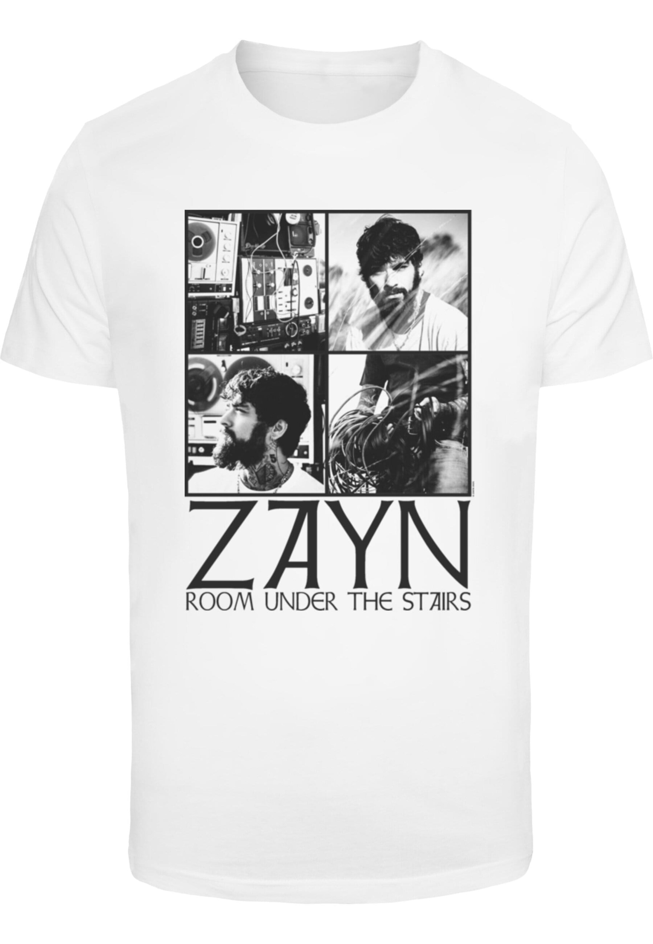 T-Shirt 'Zayn - Quad Collage' Merchcode en blanc : devant