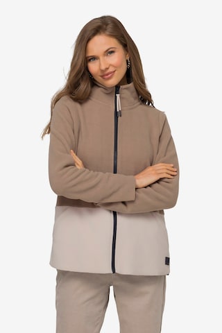 LAURASØN Sweatjacke in Beige: predná strana