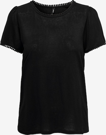 T-shirt 'ONLAriana' ONLY en noir : devant