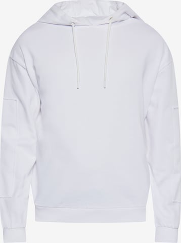 Sweat-shirt Sloan en blanc : devant