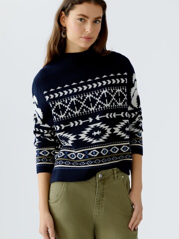 OUI Pullover in Blau: Vorderseite