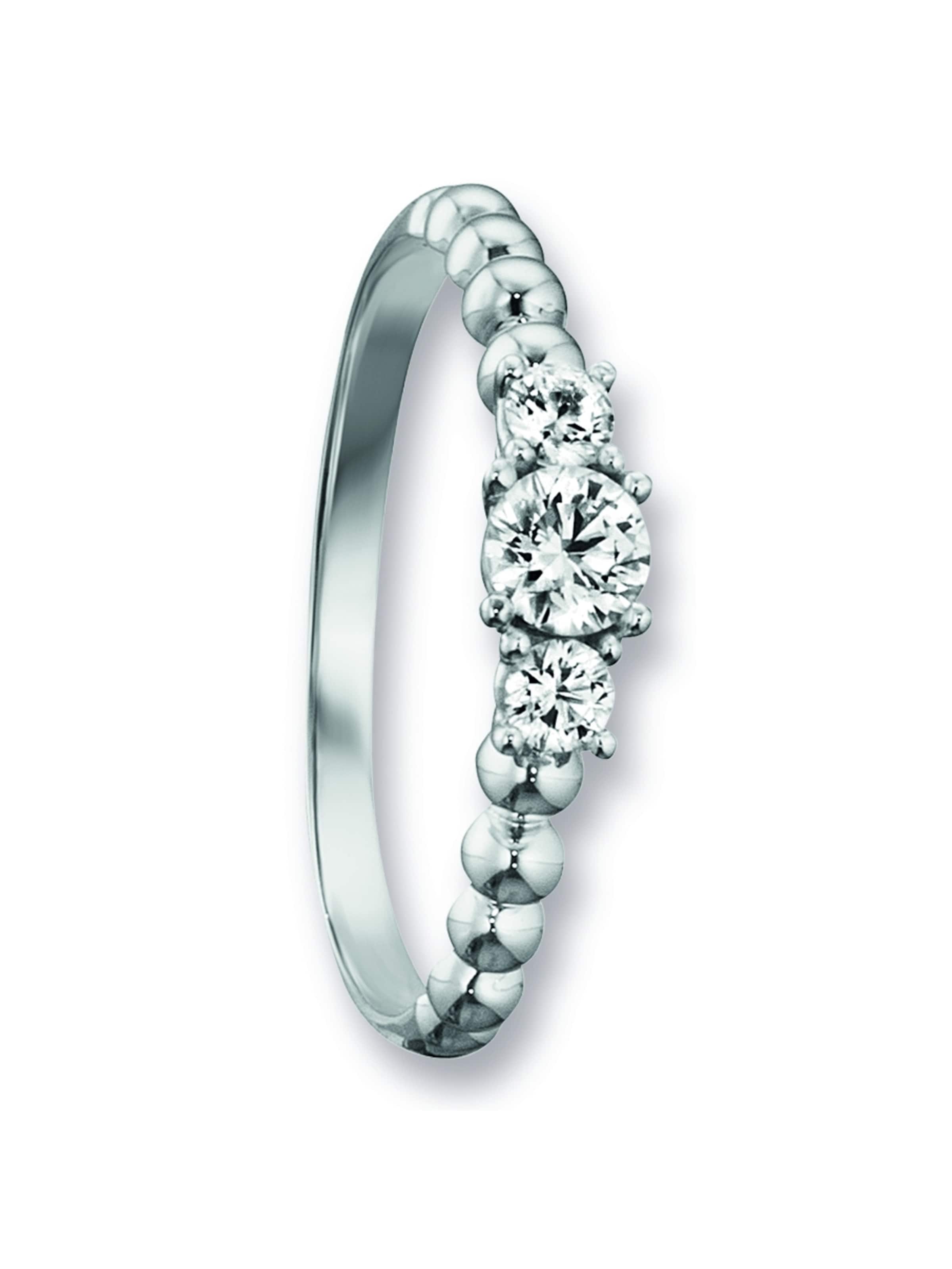 ONE ELEMENT Ring in Silber: Vorderseite