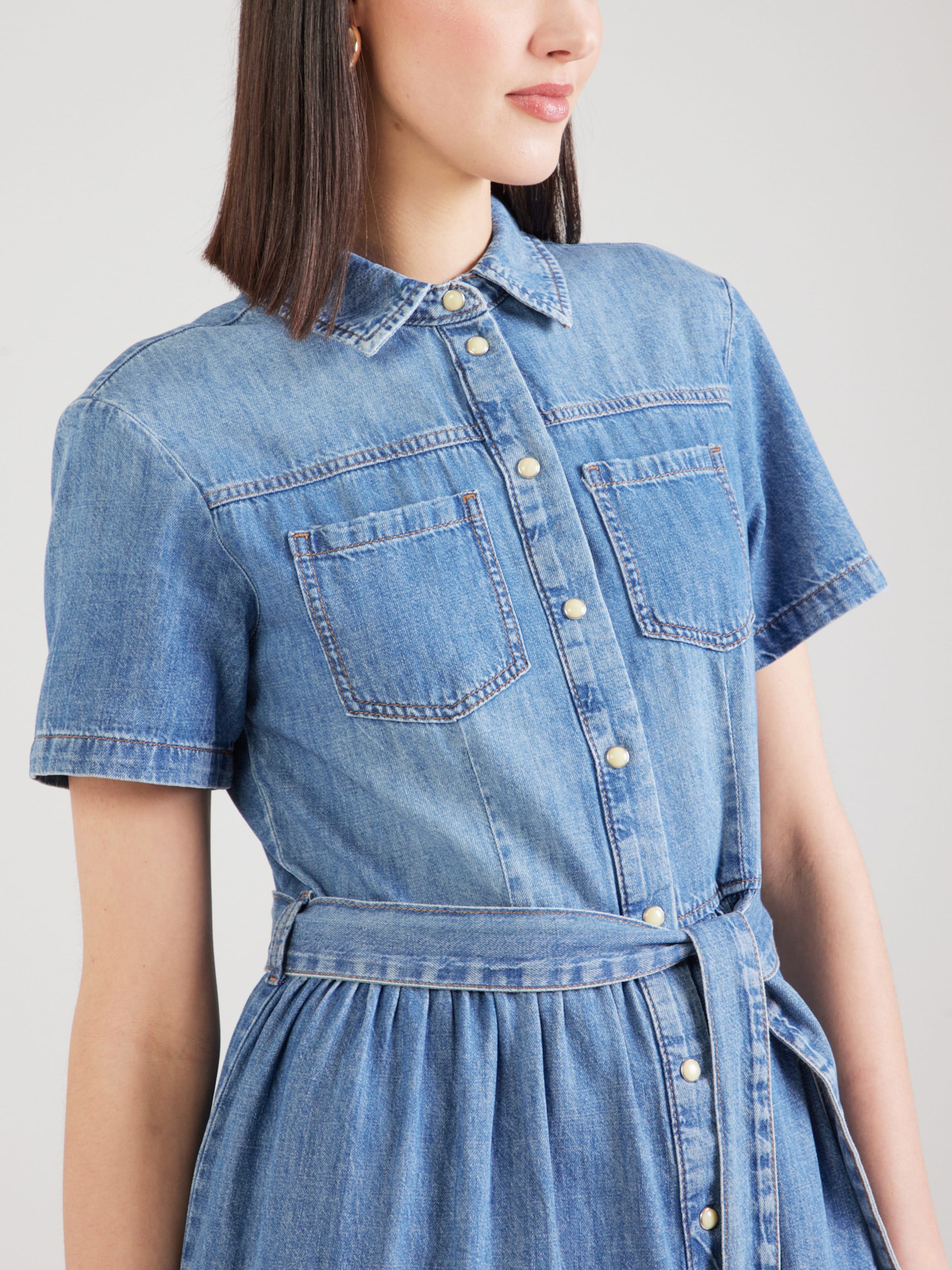 only shirt dress Buy ONLY Blue Floral Button Through Midi Shirt Dress from Next USA