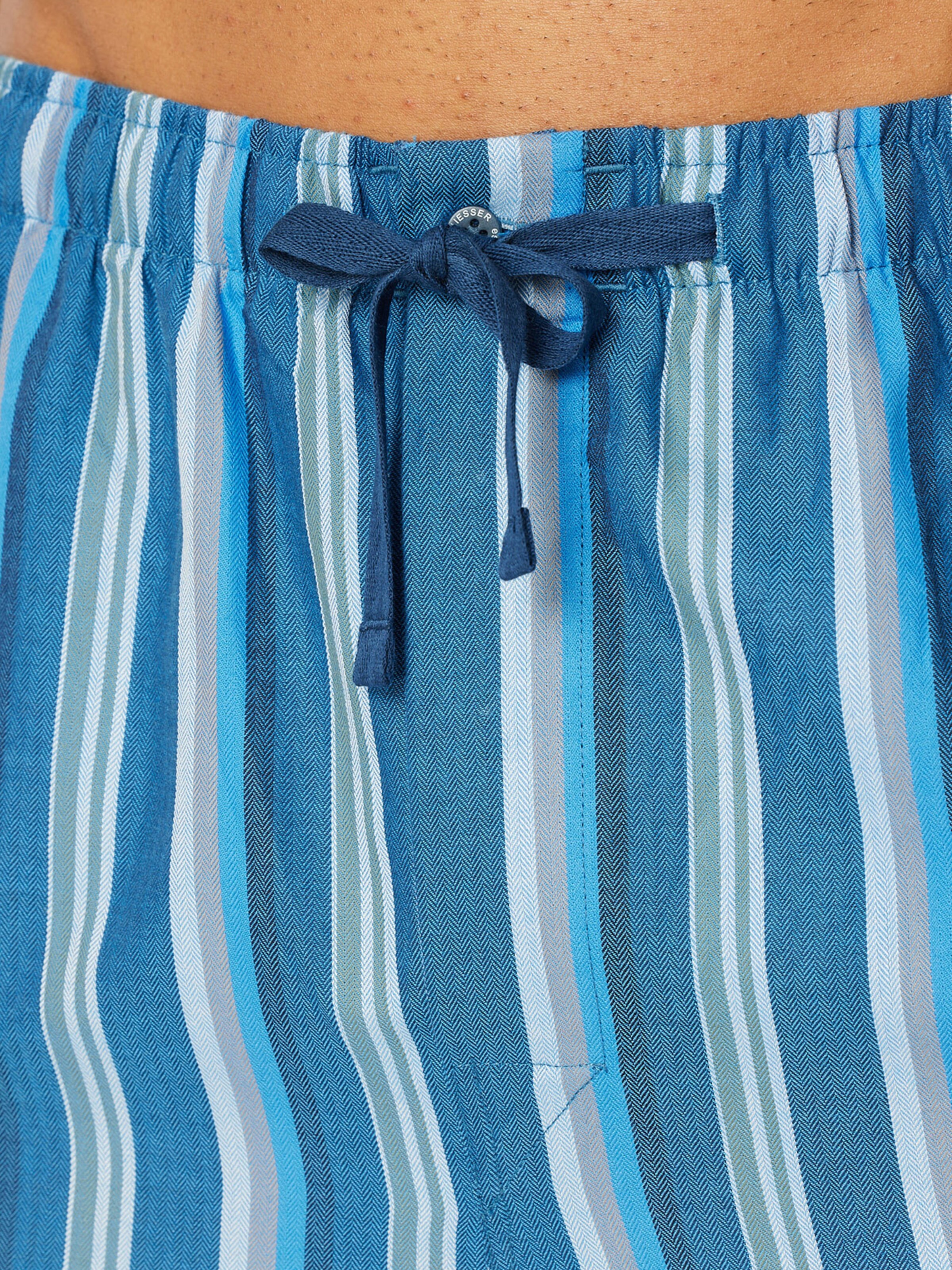 Pantalon de pyjama ' Mix + Relax ' SCHIESSER en bleu