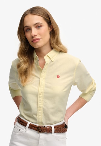 Chemisier Superdry & Co en jaune : devant