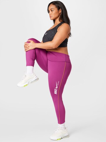 Nike Sportswear Skinny Sportbroek in Roze