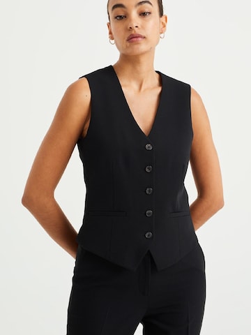 WE Fashion - Chaleco para traje en negro