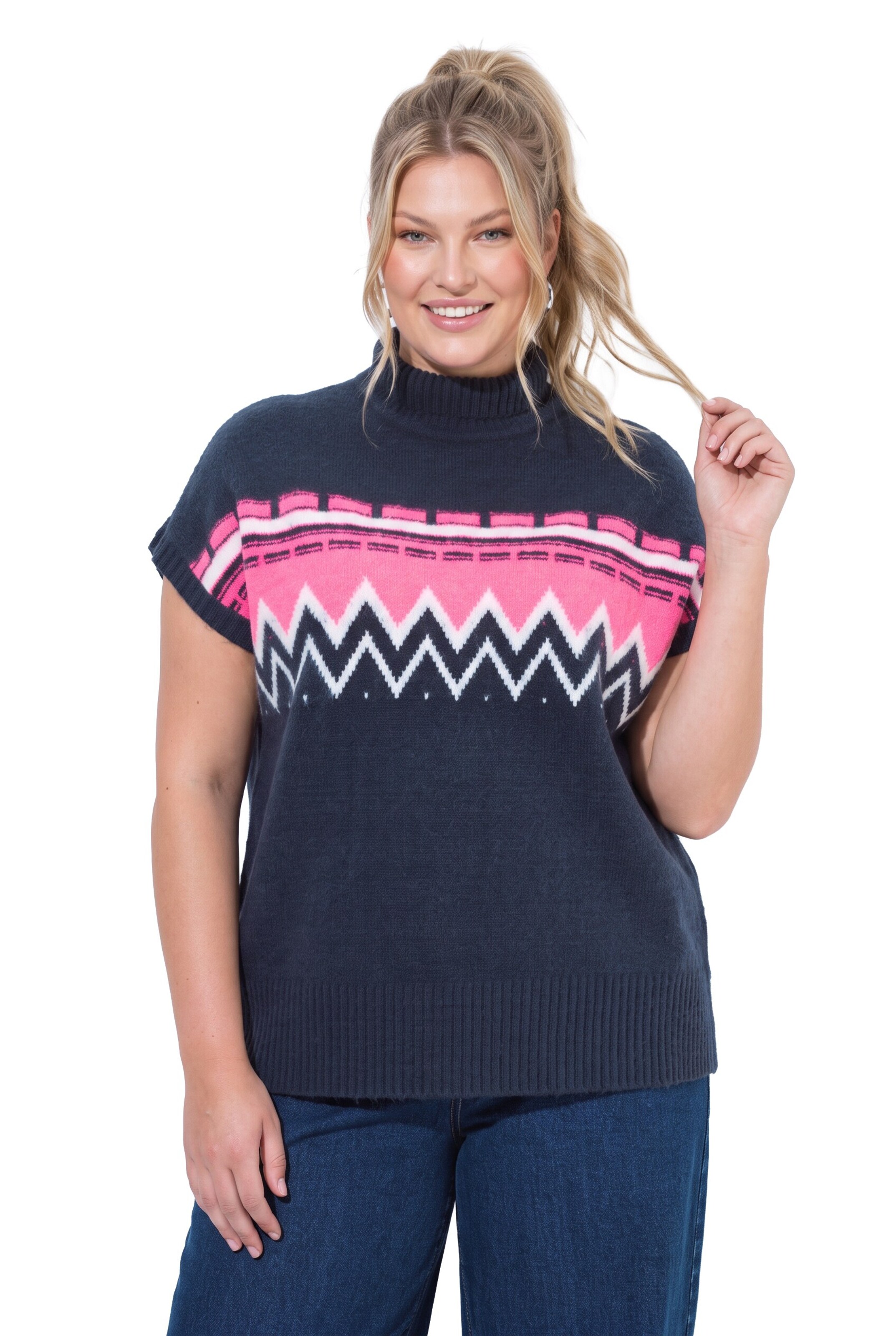 Ulla Popken Sweater in Blue