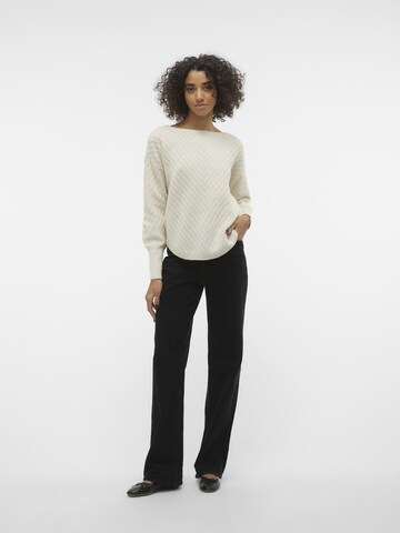 Pull-over 'VMANJASTINNA' VERO MODA en beige