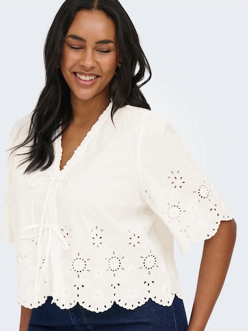 ONLY Carmakoma Bluse 'CARMiffy' i hvid: forside