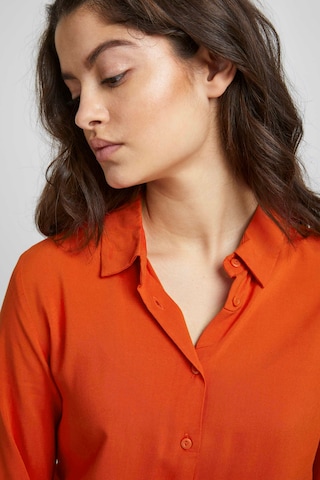 ICHI Shirt Dress 'IHMAIN' in Orange