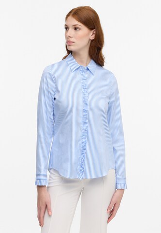 ETERNA Blouse 'FITTED' in Blue: front