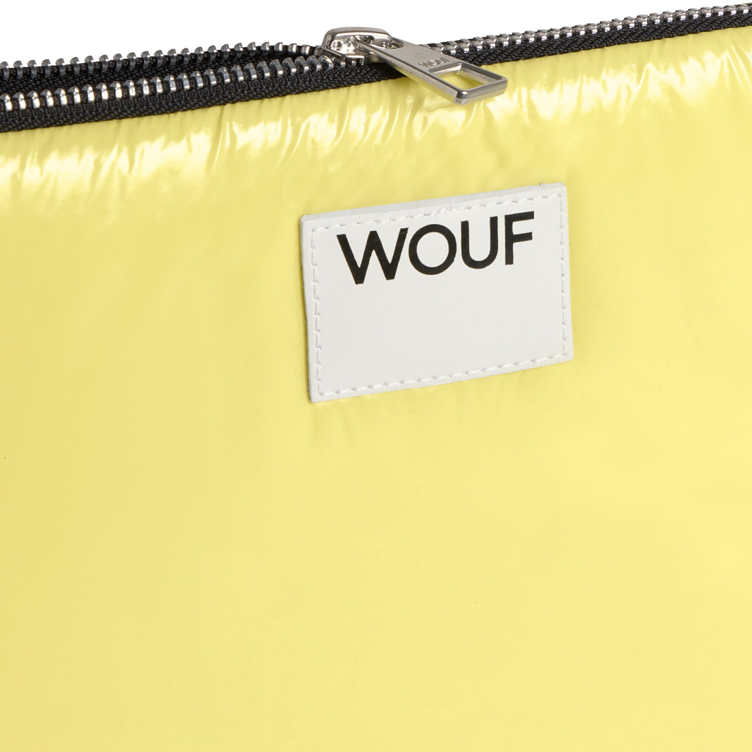 Sac d’ordinateur portable 'Glossy ' Wouf en jaune