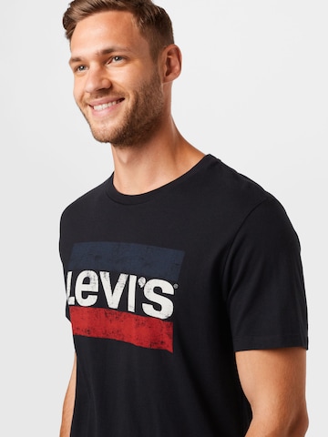 LEVI'S ® Paita 'Sportswear Logo Graphic' värissä musta