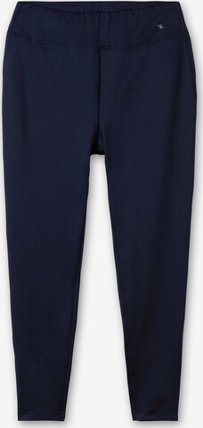 SHEEGO Skinny Workout Pants in Blue: front