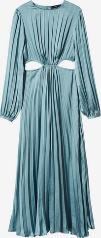 MANGO Společenské šaty 'Simona' – modrá: přední strana