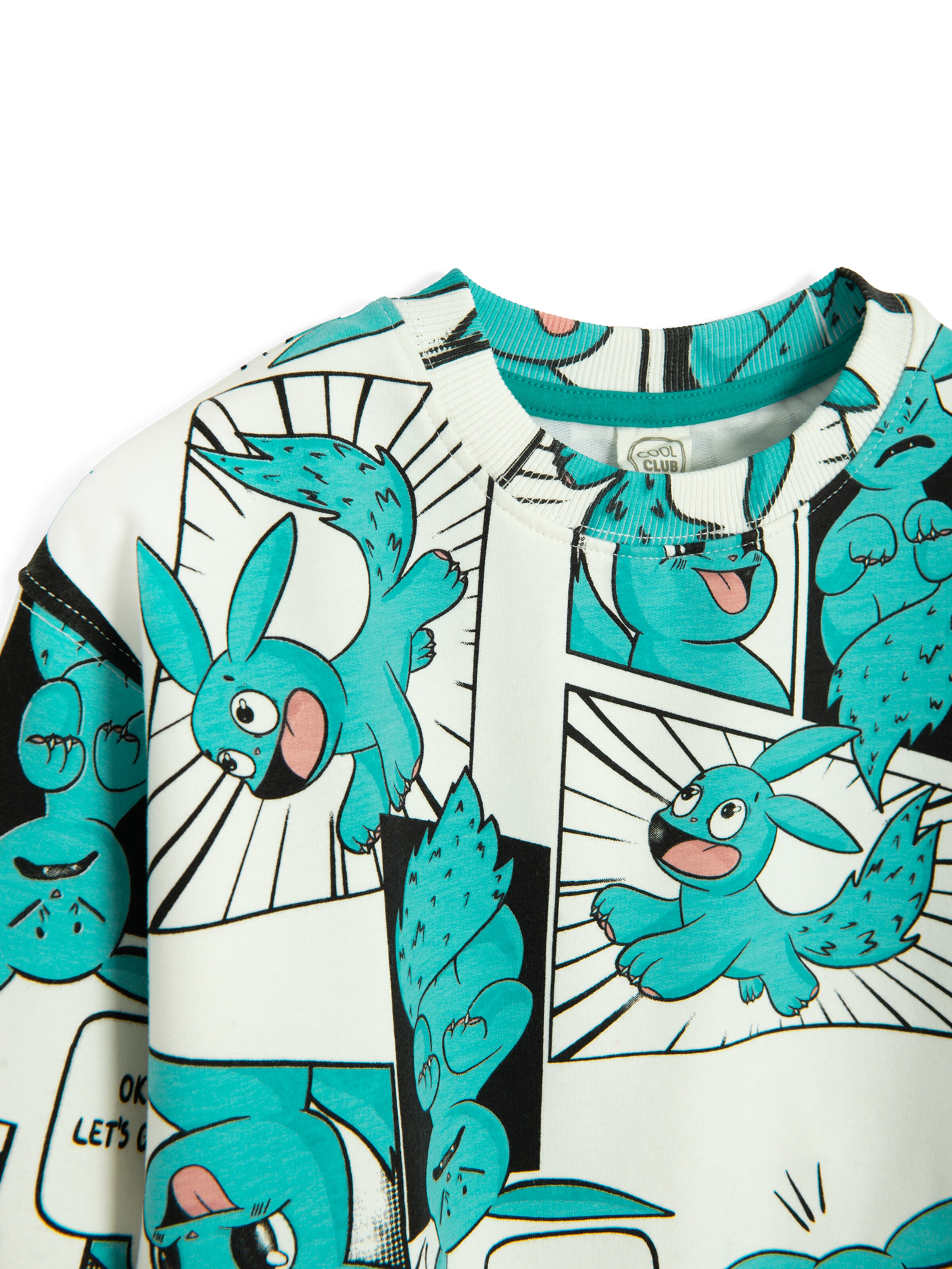 Cool Club Sweatshirt in Weiß