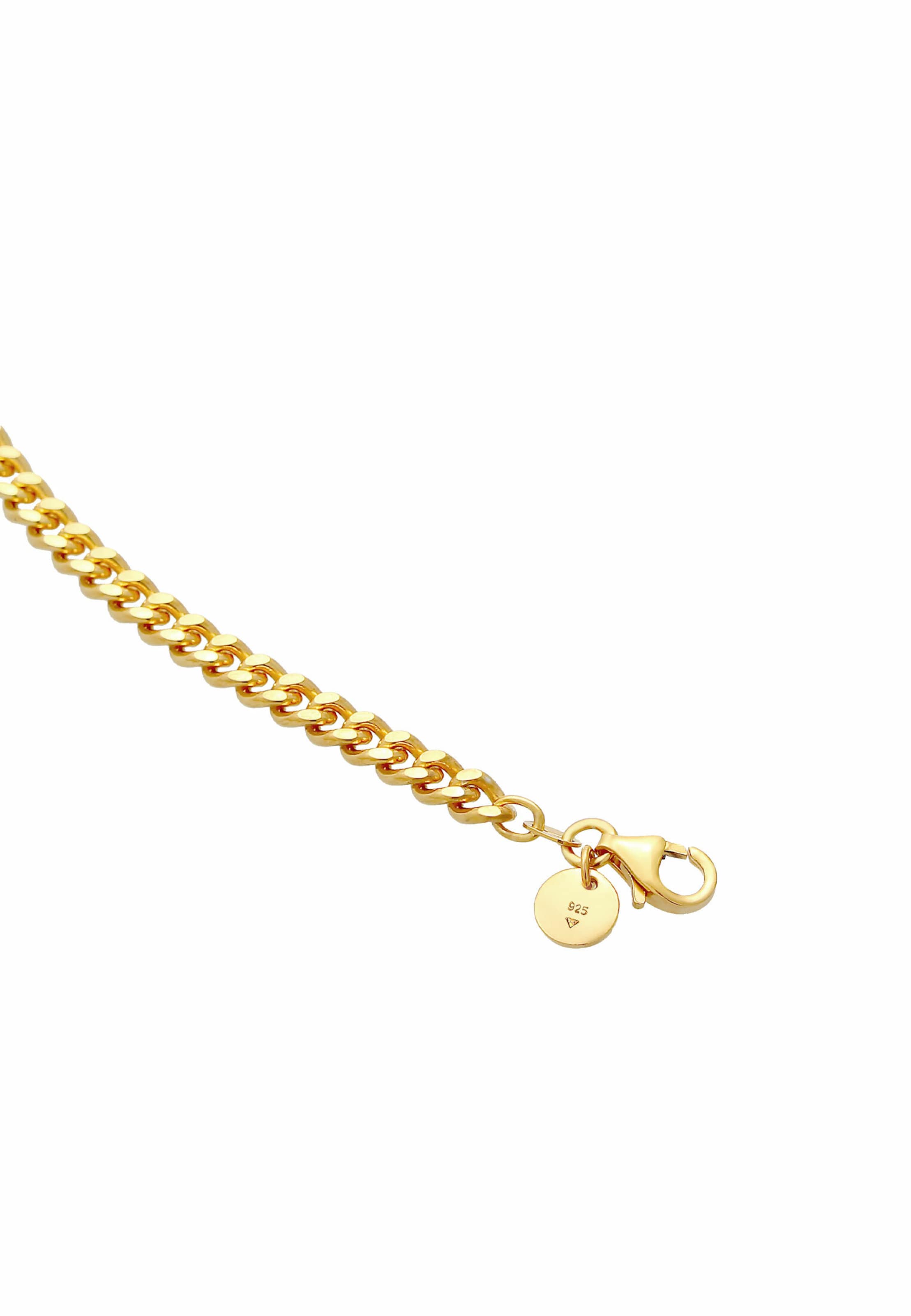 ELLI PREMIUM Halskette Basic Kette, Choker in Gold