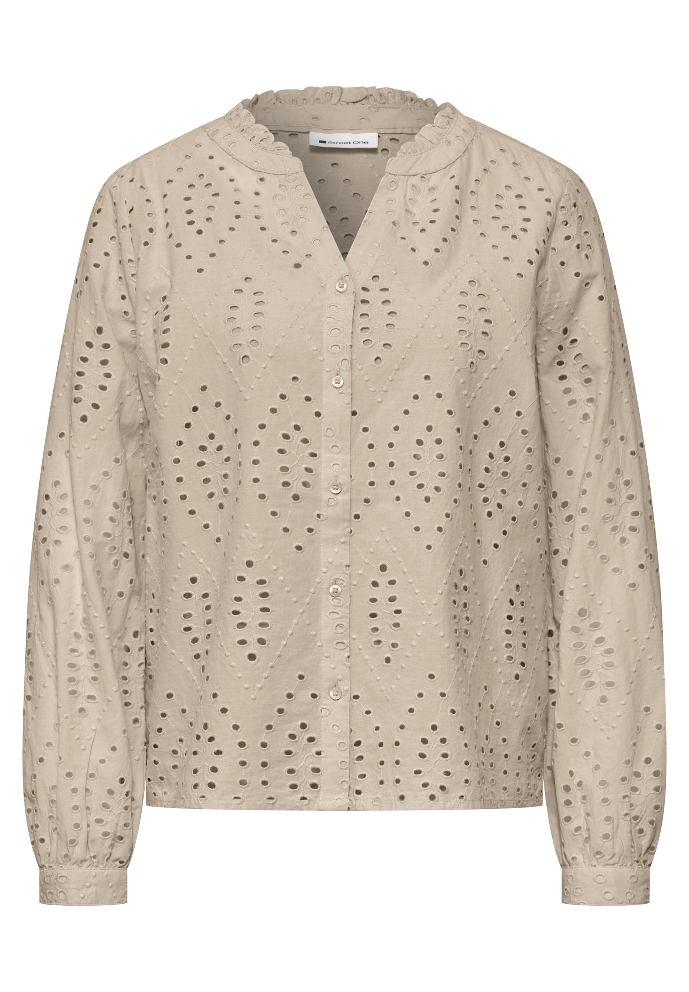 STREET ONE Bluse in Beige: Vorderseite
