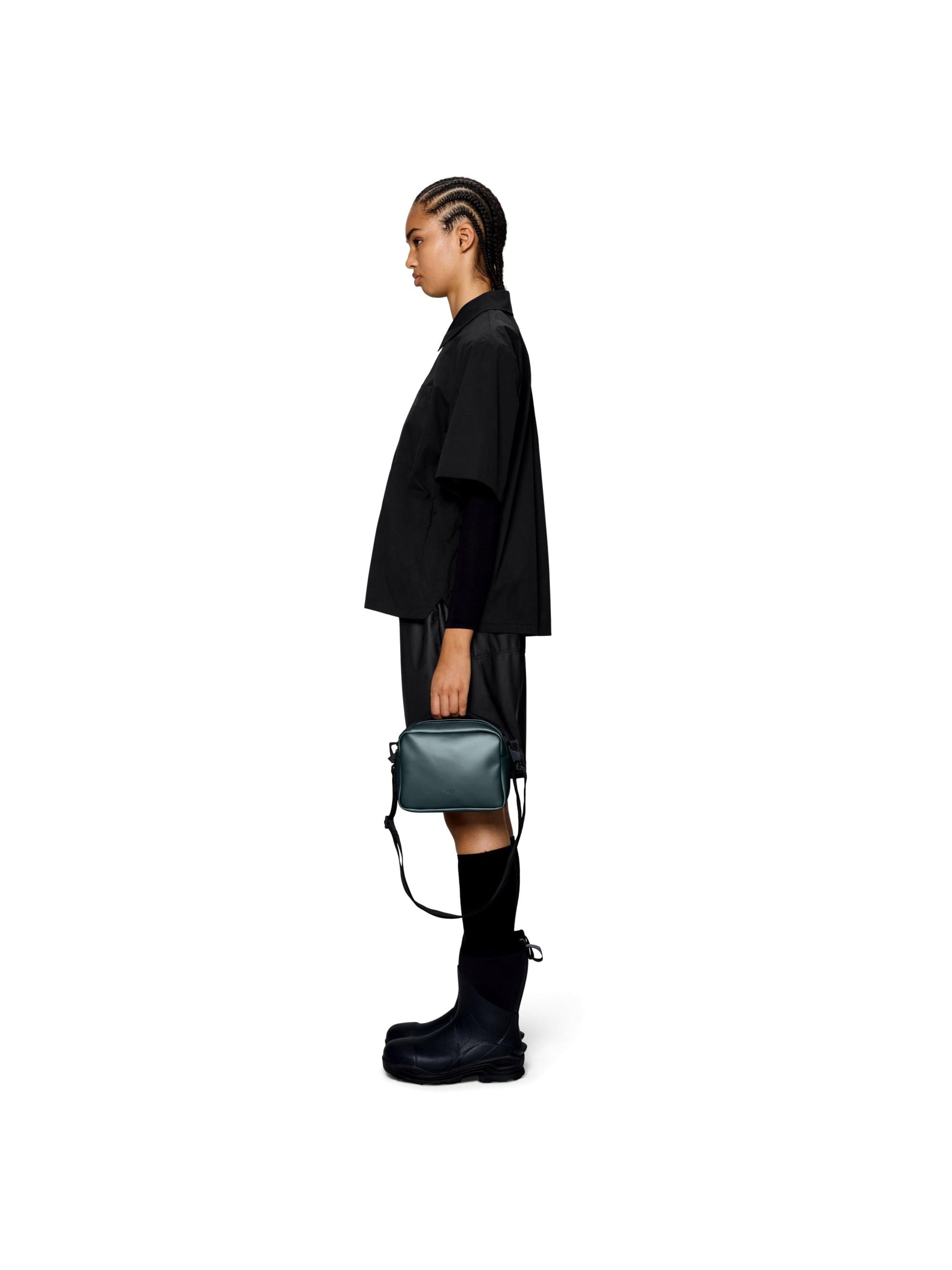 RAINS Crossbody Bag 'Box' in Green