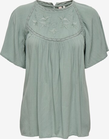 ONLY Blouse 'Nilufa' in Groen: voorkant