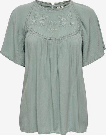 ONLY - Blusa 'Nilufa' en verde: frente