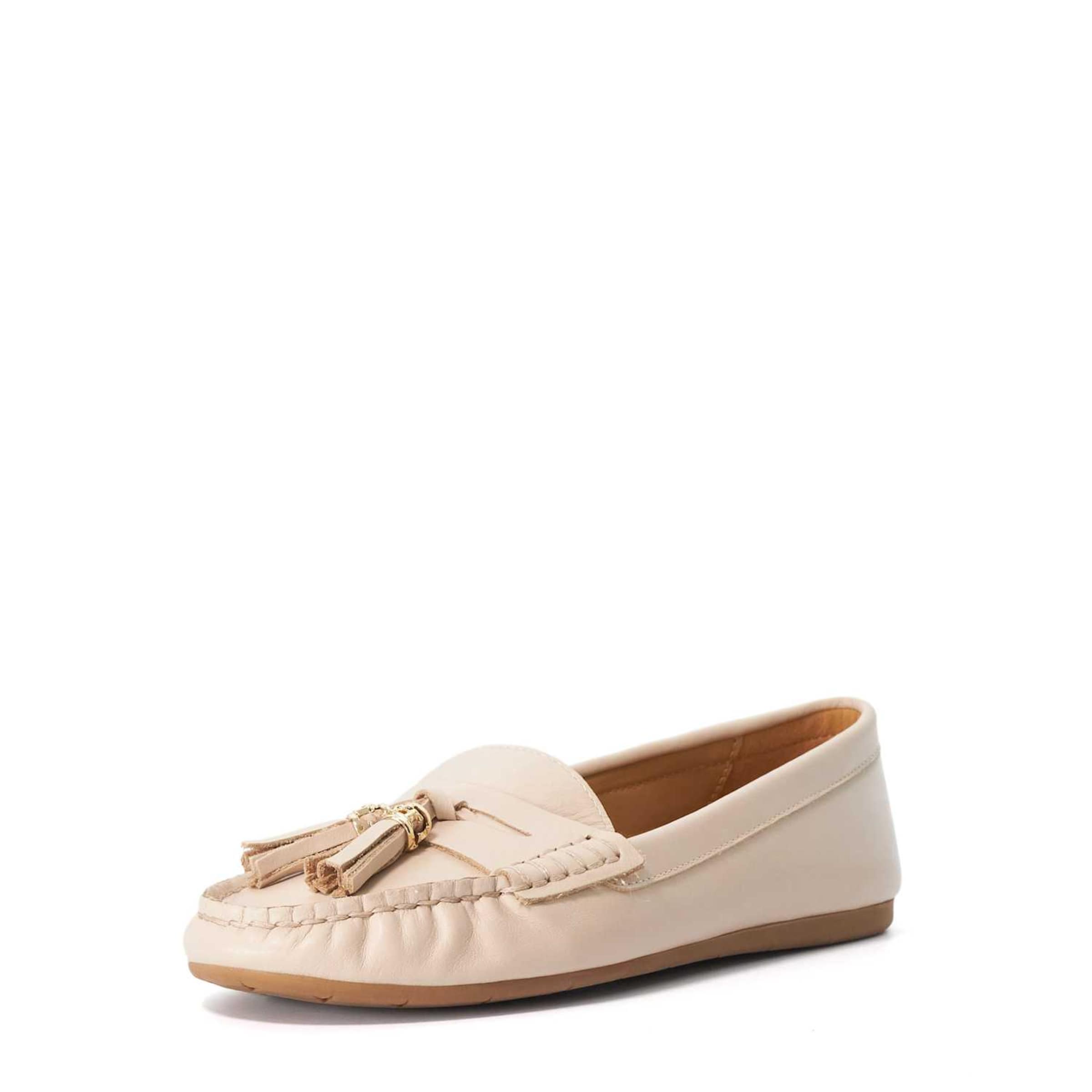Dune LONDON Mocassins in Roze: voorkant