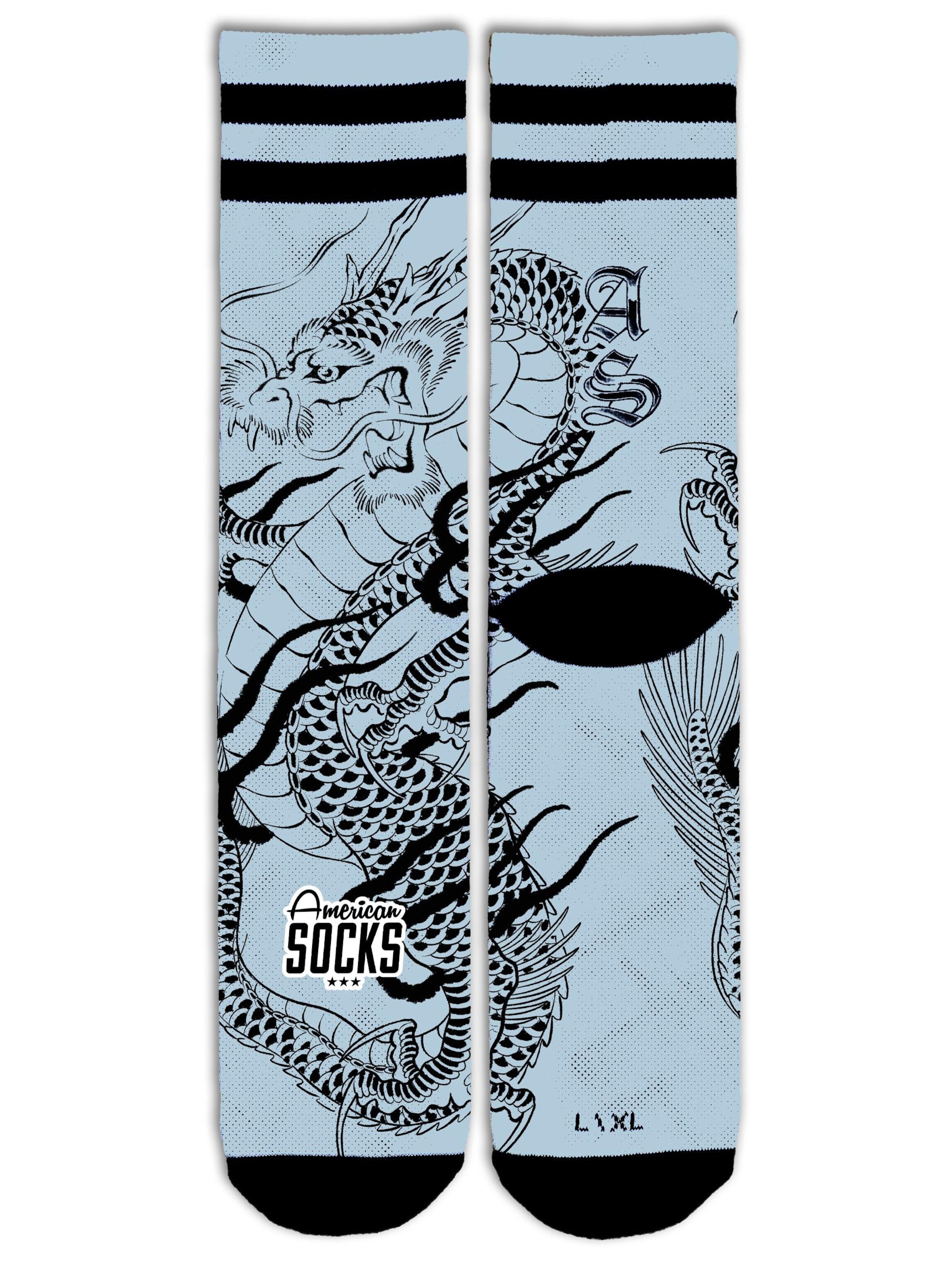 American Socks Socken 'Ryujin'‌‌‌‌‌‌ in Blau