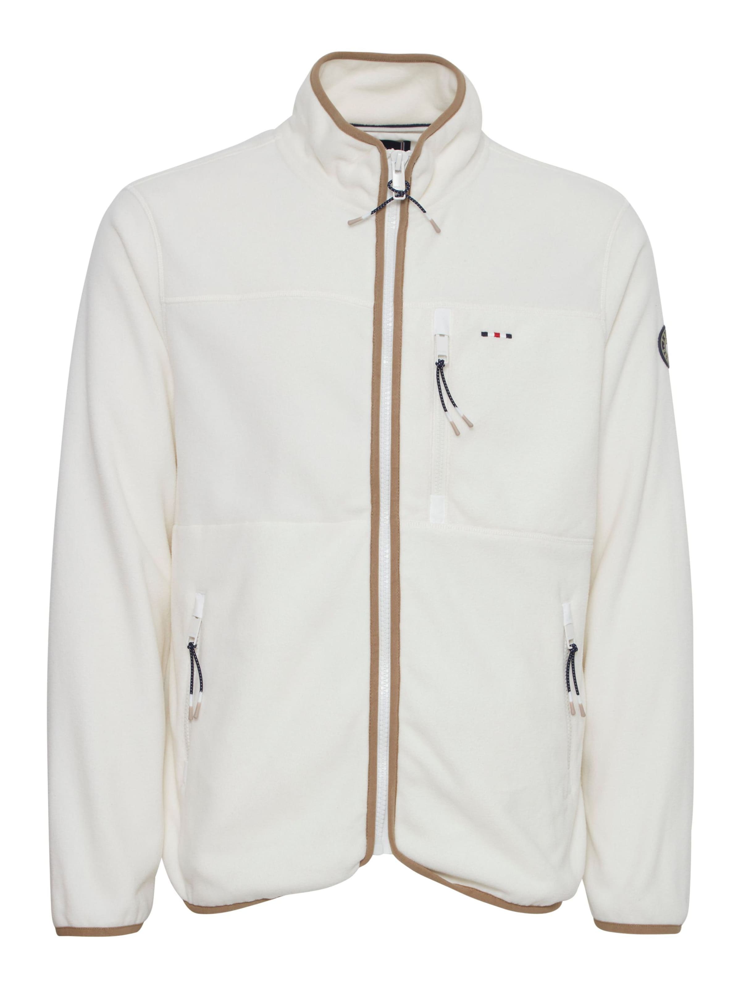 FQ1924 Fleece jacket 'HARRY' in White: front