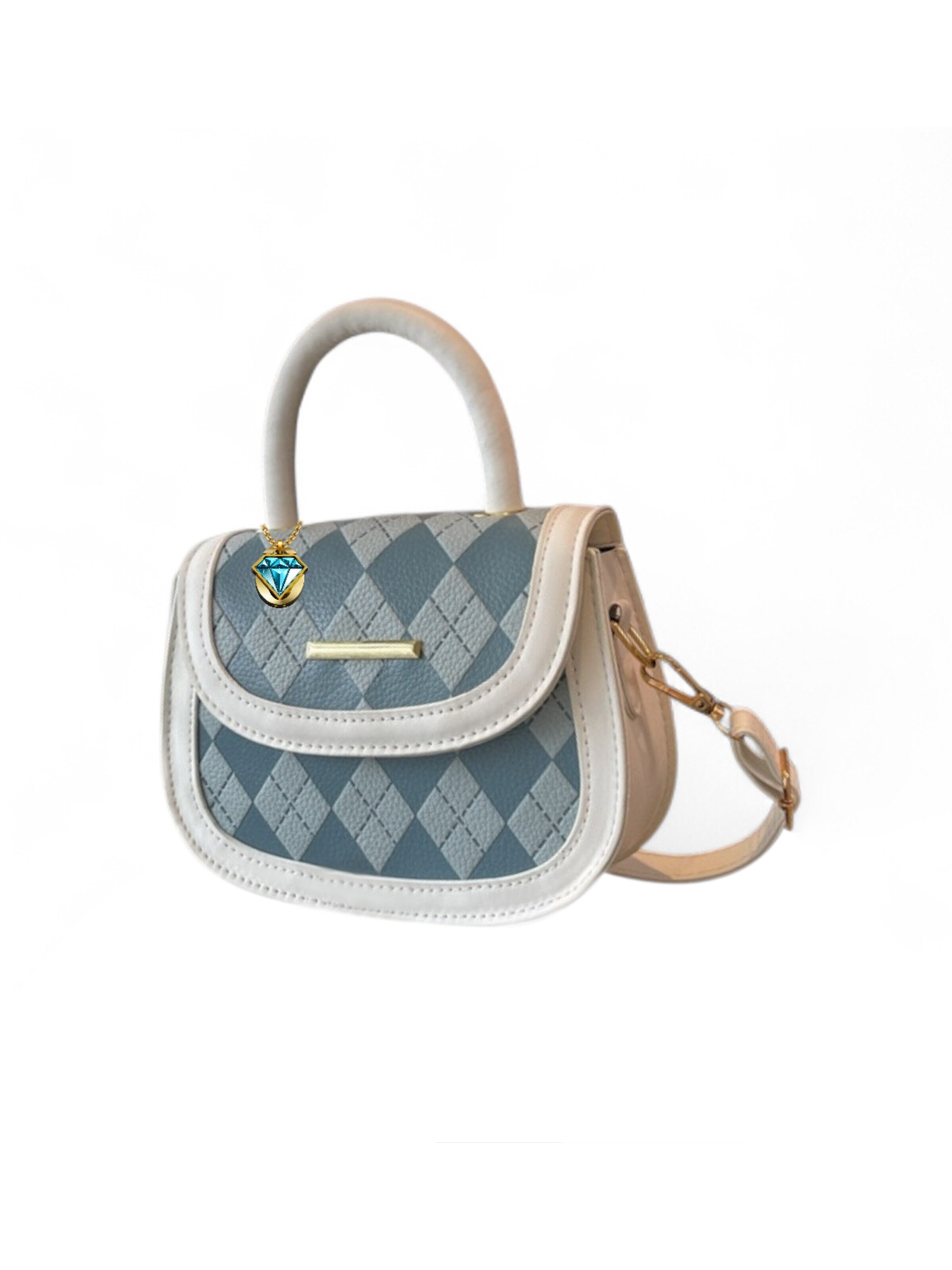 Elegon Handbag 'Model Kuwait' in Blue: front