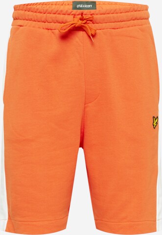 Pantalon Lyle & Scott en orange : devant
